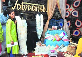 The group Tatvaansh learnt the delicacy and the artistry of weaving a Chanderi fabric, beedi rolling, woodcraft and stone carving