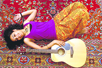 DJ Sukhmani Malik makes a strumming style statement. Lifestyle photo: Vinay Malik