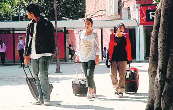 hailand students on a visit to India, in Chandigarh to get a feel of the Tricity