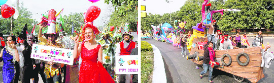 Chandigarh Carnival on Saturday and Sunday turned Leisure Valley into a colourful canvas.