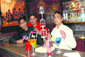 Dheeraj (R), does a Flip Glass at Crystal-26