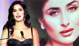 Bollywood actor Katrina Kaif speaks during the cover launch of Famina magazine in Mumbai on Sunday night