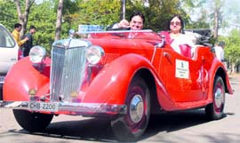 The Chandigarh Vintage Car Club celebrated the spring season with a rally, The Basant Drive, on Saturday morning.