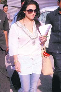 Preity Zinta, co owner Kings XI Punjab, makes a guest appearance in the city