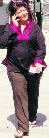Choreographer Saroj Khan makes a guest apprearance in the city on Tuesday.