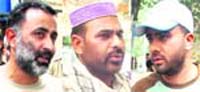 Mohd Ali Bhatt, Mohd Naushad and Mirza Hussain.