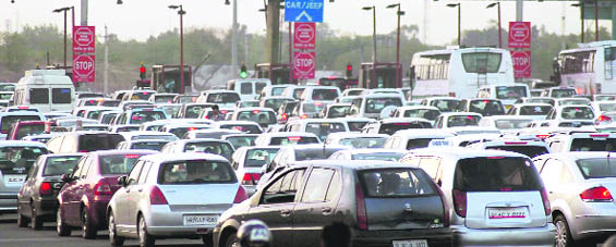 Traffic snarls are frequent owing to bad planning