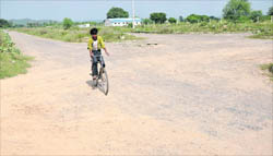 The site that was selected for the Film City at Sarangpur.