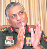 Army Chief General VK Singh