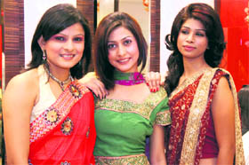 Villa Hair Sense, a newly-opened unisex salon at Sector 9, organises a show to give haircare tips and style for different occasions, including bridal makeover.