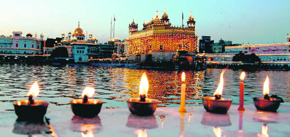 golden temple diwali. The Golden Temple complex is