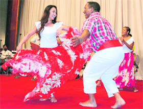 Making frequent eye contact is important in any couple dance form