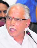 BS Yeddyurappa, Chief Minister
