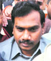 A. Raja in a Delhi court on Thursday. 