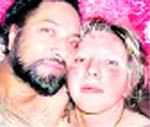 Sukhjinder Singh with the Russian woman