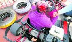 Neha Saini suffered grievous scalp injuries after her hair got stuck in the motor of the go-cart car at Unitech's Adventure Island amusement park at Rohini in New Delhi.