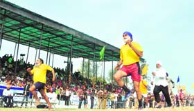 Still going great: Veteran athletes during the 100-metre dash at the Kila Raipur games
