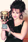 British actress Helena Bonham Carter.