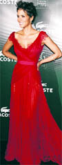 Actor Halle Berry arrives at the Costume Designers Guild Awards in Beverly Hills, California, on February 22