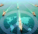 Pak navy ad that shows Indian ships