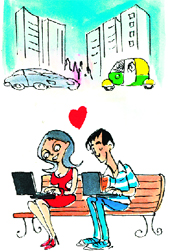 Don’t you think we should see each other offline also?