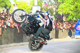 Dare devil: Chris Pfeiffer