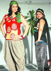 Members of Central Club Tuesday organised a fashion show