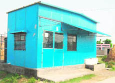 The RO plant at Khurana village wears a deserted look. 