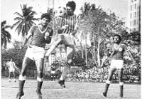 Former India defender and JCT legend GS Parmar in action for the club during the 1970s.