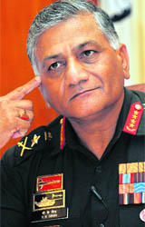Army Chief Gen VK Singh