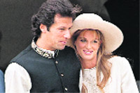 Imran Khan with Jemima