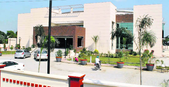 Finishing touches are being given to the state-of-the-art Harpal Tiwana Centre for Performing Arts at Patiala