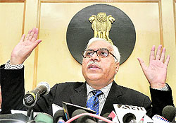 Chief Election Commissioner S Y Quraishi announcing the election schedule for the legislative assemblies of five states on Saturday