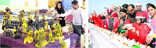 Find traditional ware at Gurjari on at Lajpat Rai Bhawav-15. On till December 28