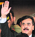 Pakistan PM Yousuf Raza Gilani in Islamabad