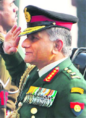 Gen VK Singh, Chief of Army Staff