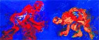 Colour splash: Sanjay Aggarwal’s painting