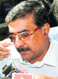 IAS officer BP Acharya being sent to jail in the Emaar case