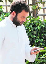 Rahul Gandhi in Delhi. 