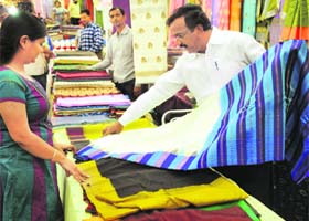 Andhra’s fine art: Gadwal saris at Fab of India