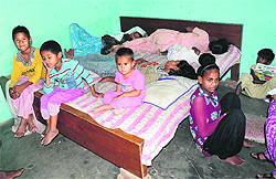 Children at Bal Anathalya at Saundhapur village in Panipat