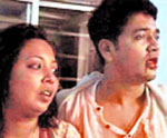MLA Rumi Nath with her 2nd husband Jackey Zakir