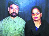 Sushil Kumar and his wife Shamma
