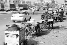 The violation goes unchecked near the flyover at Zirakpur