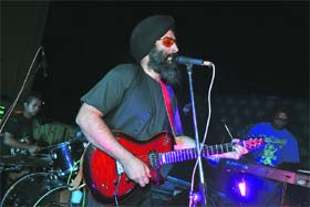 Singer Rabbi Shergill performs at The Hub in Ludhiana
