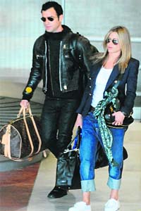Splits ville: Jennifer Aniston and Justin Theroux