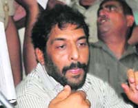 Gopal Kanda on the way to Rohini Court in New Delhi