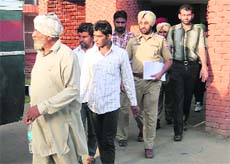 Dera Sacha Sauda followers being taken in police custody after the court verdict. 