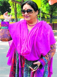 ACE ACT: Nadira Zaheer Babbar Photo: Manoj Mahajan