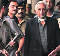 Lt Gen KS Brar at the Mumbai airport on Wednesday. 